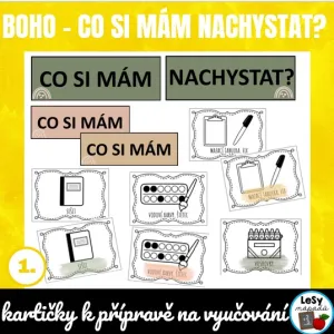 Co si mám nachystat - boho