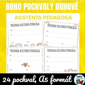 Pochvala asistenta pedagoga