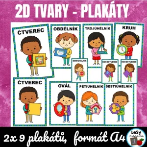 2D tvary - plakáty