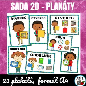 SADA - 2D tvary, formát A4