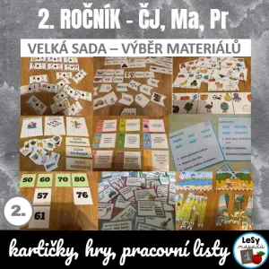 VELKÁ SADA - VÝBĚR MATERIÁLŮ PRO 2. ROČNÍK