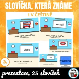 AJ - Slovíčka, která známe i v češtině (prezentace)