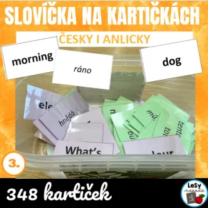 Slovíčka na kartičkách - 3. ročník, zdarma
