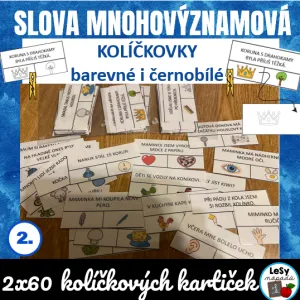 Slova mnohovýznamová ve větách - kolíčkovky