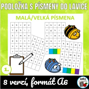 Podložka s písmeny pro beebota/bluebota do lavice - zdarma
