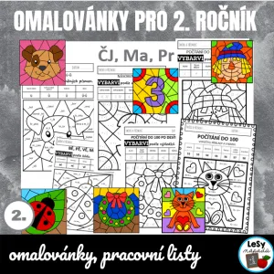 SADA - omalovánky pro 2. ročník