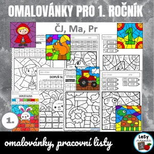 SADA - omalovánky pro 1. ročník