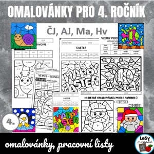 SADA - omalovánky pro 4. ročník