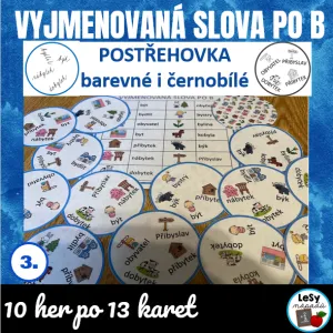 Postřehovka - vyjmenovaná slova po B
