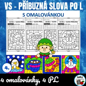 VS po L - slova příbuzná s omalovánkou