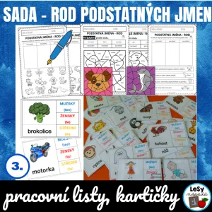 SADA - rod podstatných jmen