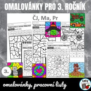 SADA - omalovánky pro 3. ročník