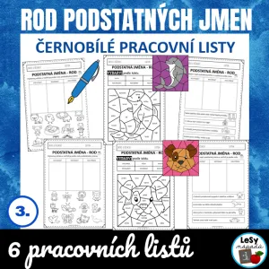 Podstatná jména - rod podstatných jmen PL