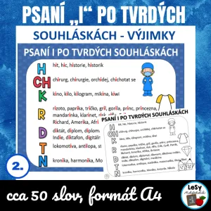 Psaní "I" po tvrdých souhláskách