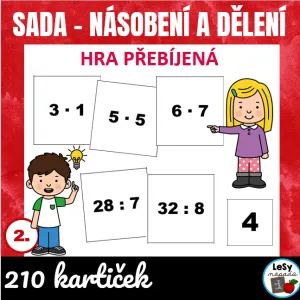 SADA - Násobení a dělení, přebíjená 