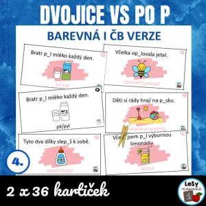 Dvojice vyjmenovaných slov po P