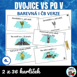 Dvojice vyjmenovaných slov po V