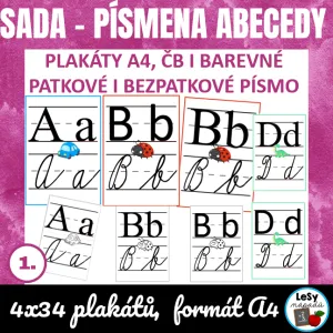 SADA - Písmena abecedy v linkách