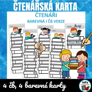 Čtenáři - čtenářská karta