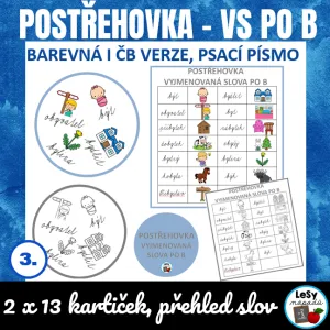 Vyjmenovaná slova po B - postřehovka