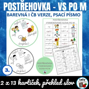 Vyjmenovaná slova po M - postřehovka