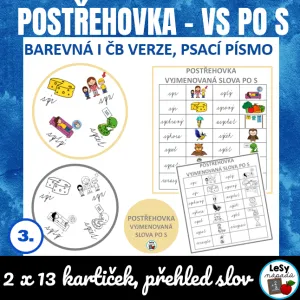 Vyjmenovaná slova po S - postřehovka