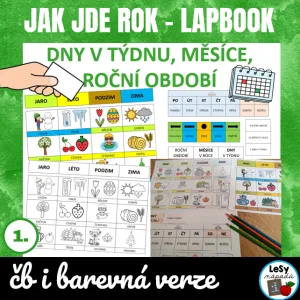 Jak jde rok  - lapbook