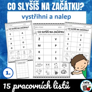 Co slyšíš na začátku - vystřihni a nalep