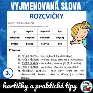 Vyjmenovaná slova - rozcvičky