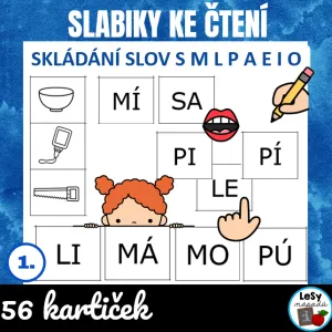 Slabiky ke čtení a skládání slov