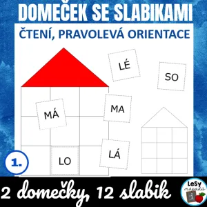 Domeček ke čtení slabik