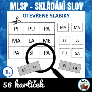 MLSP - skládání slov ze slabik