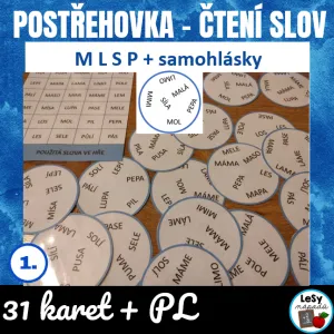MLSP - postřehovka na čtení slov