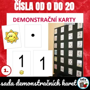 SADA čísel do 20 - demonstrační karty