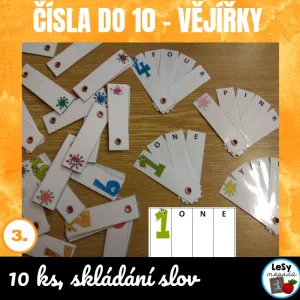 Čísla do 10 - vějířky