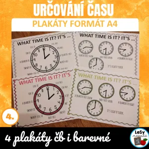 Určování času - plakáty