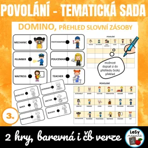 AJ Obrázkové domino - povolání