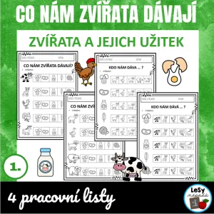 Co nám zvířata dávají