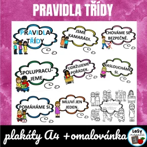 Pravidla třídy s omalovánkou