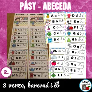Pásy - abeceda