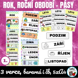 Pásy - rok, roční období