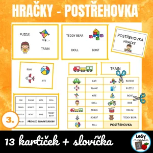 AJ: Hračky - postřehovka