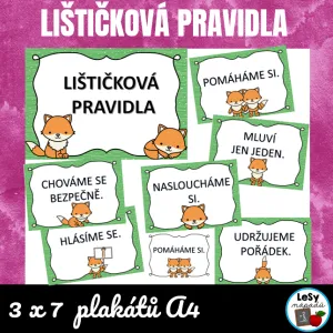 Lištičková pravidla třídy