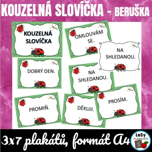 Kouzelná slovíčka - beruška