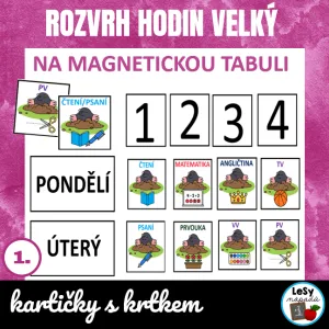 Velký rozvrh s krtkem