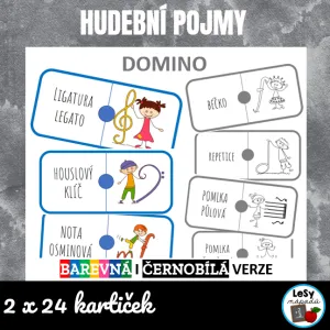 Hudební pojmy - domino