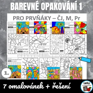 Barevné opakování pro prvňáky