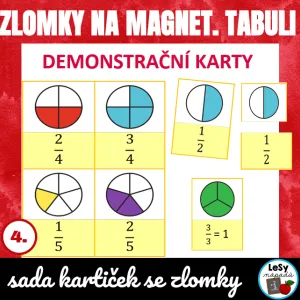 Zlomky na magnetickou tabuli