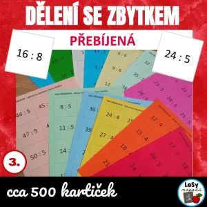 Dělení se zbytkem i bez - hra přebíjená 