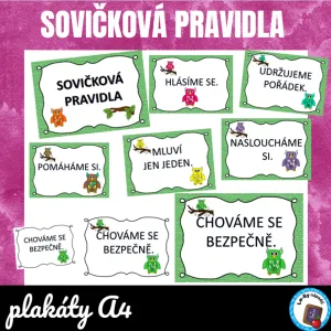 Pravidla třídy - sovičky